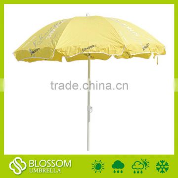 Advertising Outdoor Big Size Solid Fabric Beach Umbrella