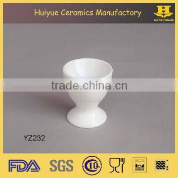 white ceramic egg holder, egg cup