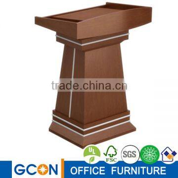 Wooden church rostrum/podium/rostrum in power outlet