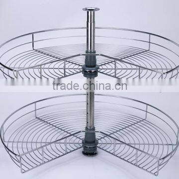 TKK 270 Degree Kidney-shaped Metal Kitchen Cabinet Lazy Susan photo-3