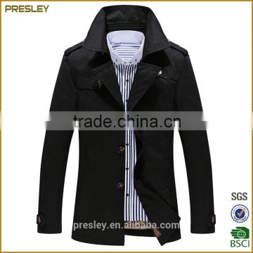 2016 newest men fashion coat china wholesale clothing trench coat for men