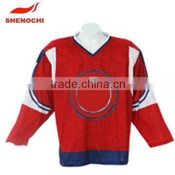 dongguan manufacturer high quality custom reversible hockey jerseys