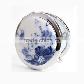 Promotional wholesale Chinese-wind series Metal souvenir cosmetic mirror