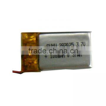 polymer li-ion battery 552025/li-polymer battery 3.7v with 50mah