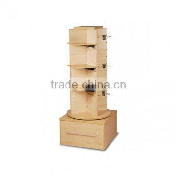 mobile accessories/sunglass/jewelry/cosmetic rotating makeup display stand