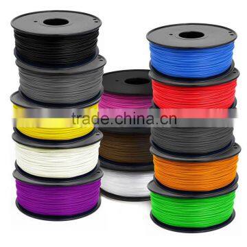 Perfect digital diy 3D printer filament 1.75mm 3mm ABS PLA HIPS WOOD PVA PV PC flexiable kids drawing 3D printer pen filament