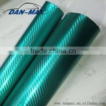 Fashion Car Protection Type Car Sticker Wrap Viny Chrome 3D Carbon Fiber