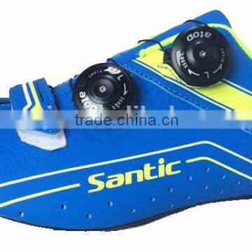 2016 new fashion road cycling shoes blue