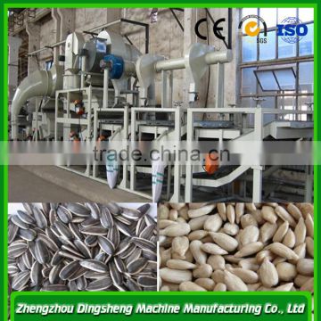 Mung beans dehulling and separating machinery