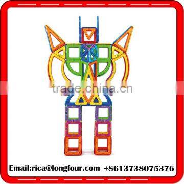 Mag Wisdom 188pcs Magnetic Children Plastic Building Blocks photo-1