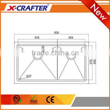 Factory Direct Sales Double Bowl Undermount Kitchen Functional Sink photo-2