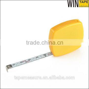 Double Sides Custom Mini Retractable Bulk Yellow Elastic ABS Plastic Tape Measures 2 Meters photo-2