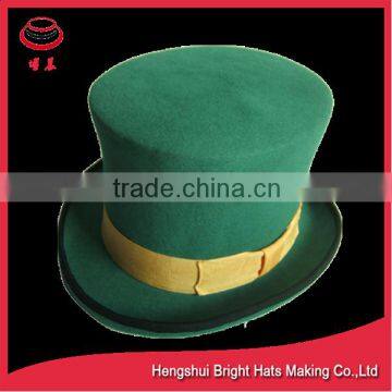 Wool felt top hat formal hat