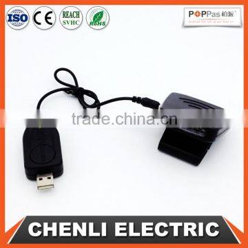 POPPAS T13 Usb Rechargeable Headlamp Running Camping Outdoor Walking Flashlight Headlamp photo-4