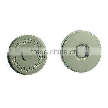 High quality 12mm round thin magnetic snap button magnetic button
