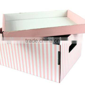 Folding Storage Finishing Paper Books Pink Bag Sundry CD Box Remote Control