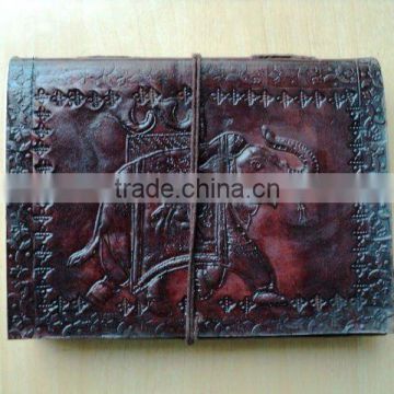 leather notebook elephant model