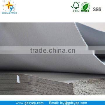 Uncoated Recycle Grey Paper Board Cardboard with Strong Stiffness