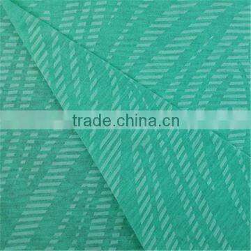 Esse Textile knitted T/R striped burnout fabric for garment