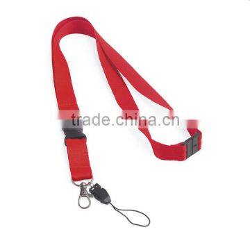 Personalized Red lanyard with safety breakaway