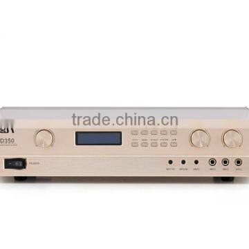 china manufacturer high quality 350W karaoke double echo digital power amplifier with DSP