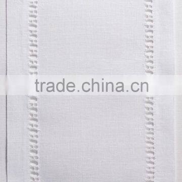 H hemstitch linen cocktail napkins 15x20 cm