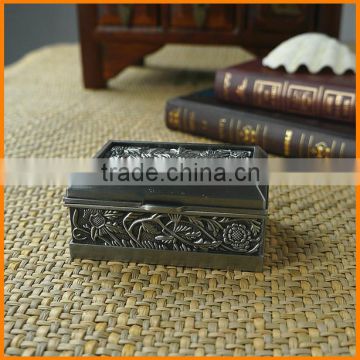 European classical carved princess wedding gifts zinc alloy jewelry box factory stock 645S