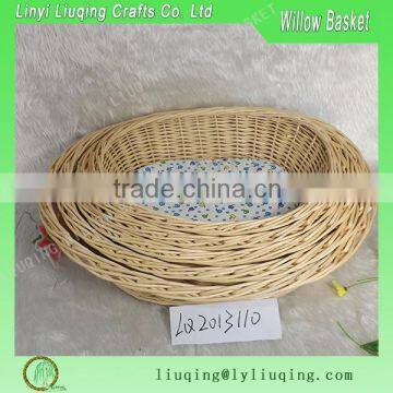 2016 High Quality Practical Comfortable willow Dog Bed Basket