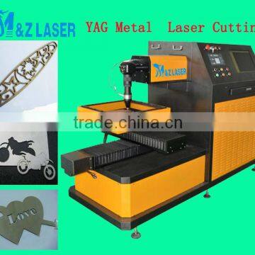 China 400W 600W CNC YAG sheet metal silver laser cutting machine for sale with low price