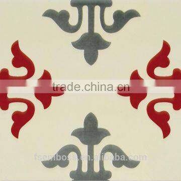 200*200mm Red Color Moroccan Decorative Wall Tile Non-slip Kitchen Floor Tile photo-5