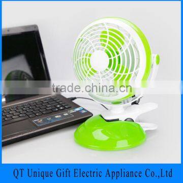 360 Degree Adjustable Electric Micro USB Fan with Strong Wind