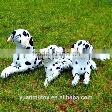 DALMATIAN SIDE-LYING DALMATIAN SITTING DALMATIAN PLUSH TOY DOG