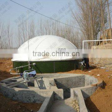 Methane Gas Holder for biogas digester--mounted on tanks for customizing & needs-oriented design