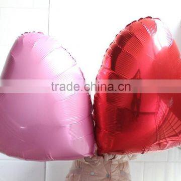 Wholesale 75cm/36 Inch Large Size Heart Shaped Pure Color Foil Balloon, Metallic Plain Foil Baloon photo-6
