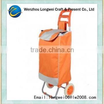 folding recyclable shopping bags/shopping trolley bag/shopping bag with wheels