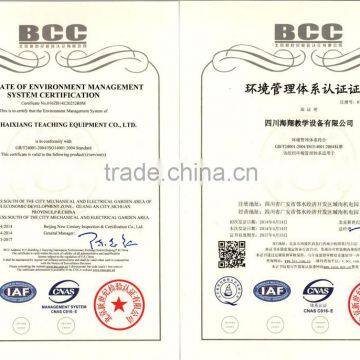 CERTIFICATE OF ENVIRONMENT MANAGEMENT SYSTEM CERTI