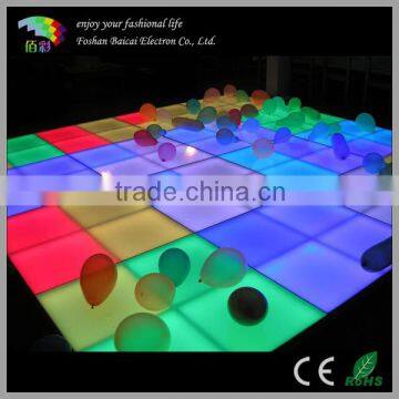 Led stage tempered glass floor