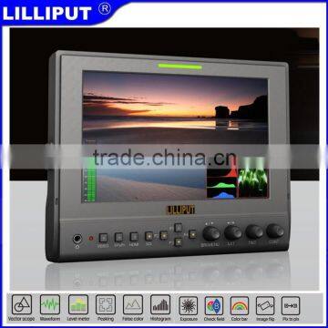 2014 NEW Lilliput 663/O/P2 7" IPS 1280*800 Field Monitor With Vectorscope, Waveform, Audio level meter, Peaking Filter