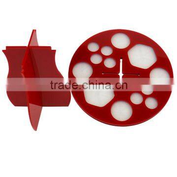 Round Acrylic Cool Makeup Brush Frame Brush Rack Drying photo-6