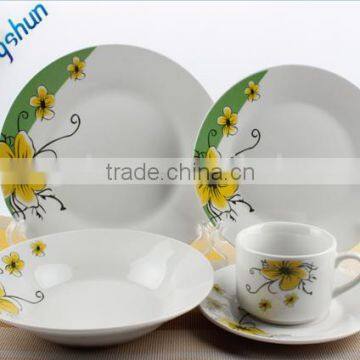 20pcs/30pcs porcelain dinner set,porcelain country style dinnerware set