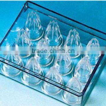 12 pcs plastic cake decorating tips of pastry nozzle tips