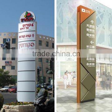 Standing pylon sign custom graphic outdoor sign board