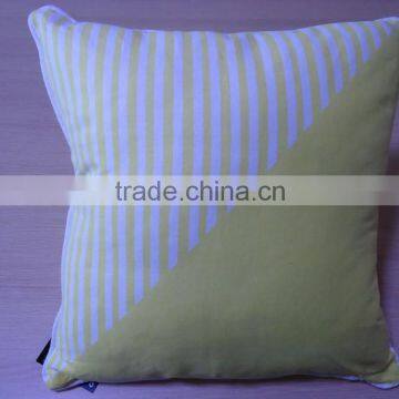 Embroidered Polyester/cotton Canvas Handemade Printing Outdoor Cushion