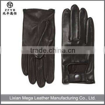 fashion lambskin leather wrist glove leather driving gloves