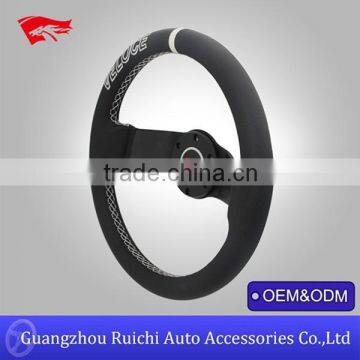 Manufacturer in Guangzhou China 330mm Wide 50mm Deep Dish Custom Sports Steering Wheel