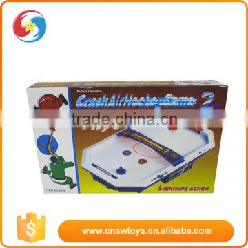 Children educational game battery operated b/o plastic hockey toy set