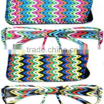 nice design color of mini reading glasses with pouch