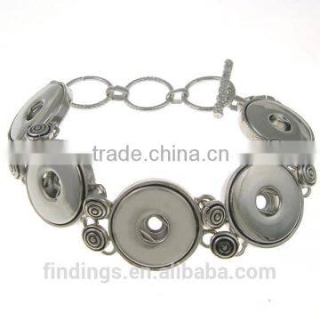 CJ3479 button bracelet kit,girls diy bracelet,alloy bracelet