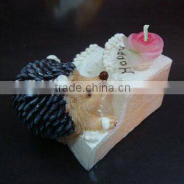 squirrel shaped scented artistic candle for household using,