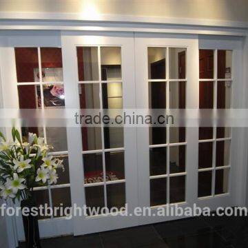 Interior sliding french door, sliding french door hardware